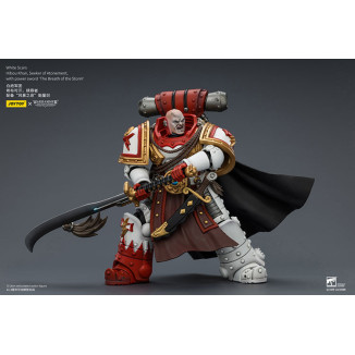 JoyToy Space Marines - Weiße Stars - Eule Khan,Seeker of Atonement,with power sword "The Breath of the Storm" 1/18
