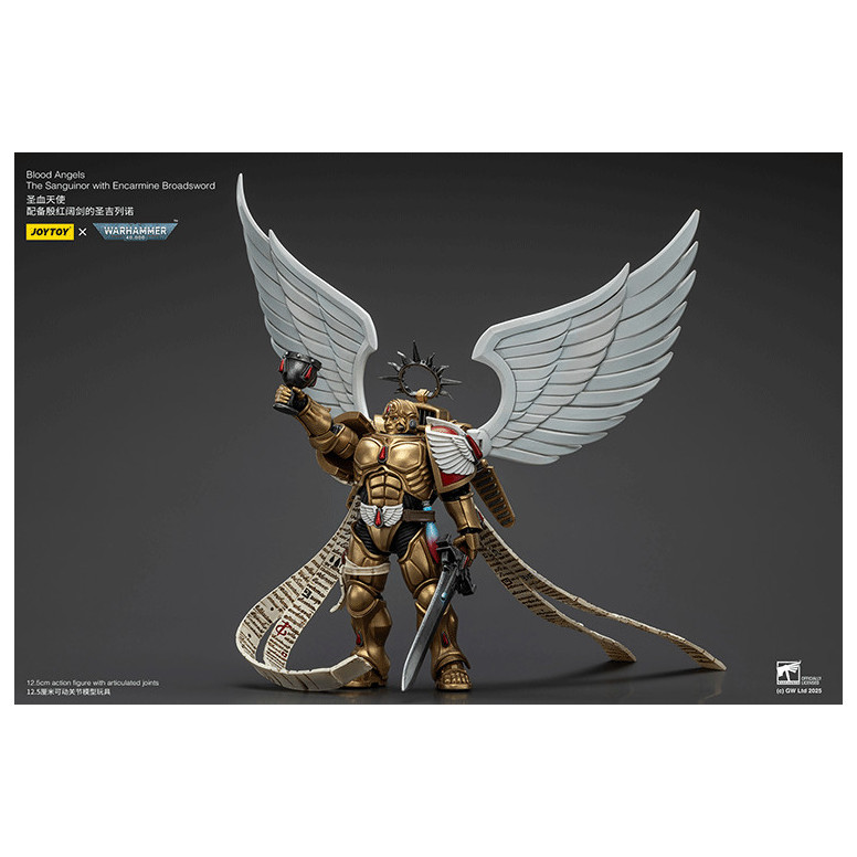 JoyToy Space Marines - Blood Angels - The Sanguinor with Encarmine Broadsword - Warhammer 40000