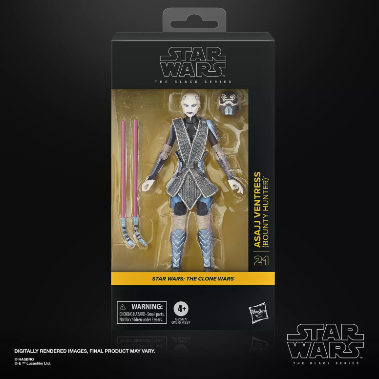 Star Wars The Black Series - Asajj Ventress (Bounty Hunter) - The Clone Wars