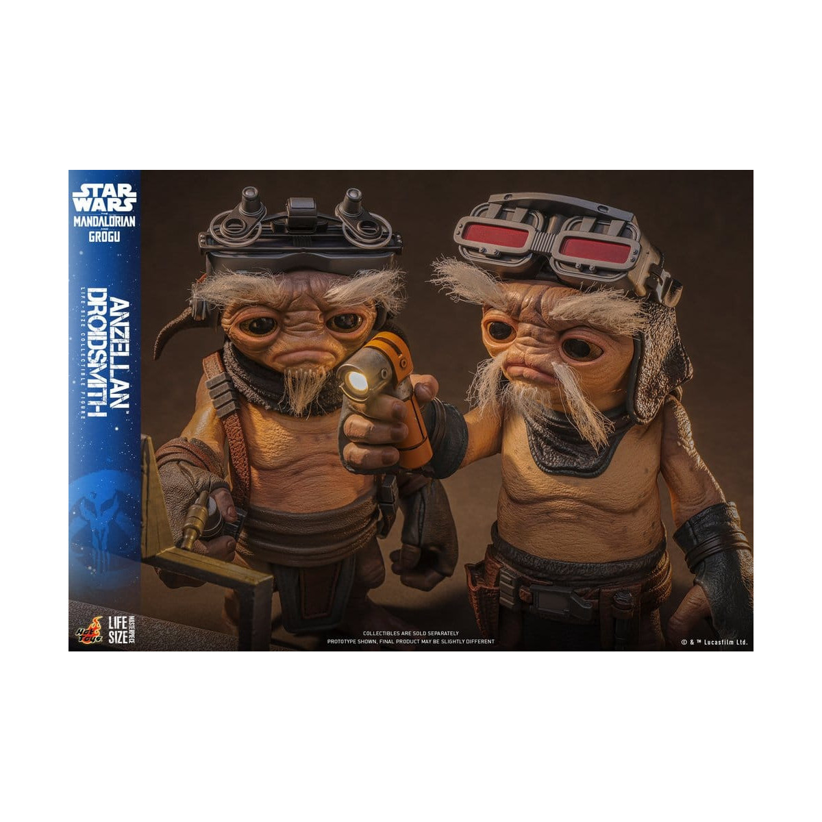 Hot toys Star Wars - Anzellan Droidsmith Life-Size Masterpiece Series - Star Wars: The Mandalorian & Grogu