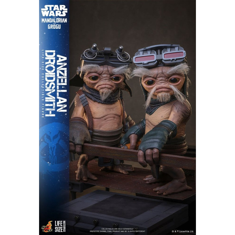 Hot toys Star Wars - Anzellan Droidsmith Life-Size Masterpiece Series - Star Wars: The Mandalorian & Grogu