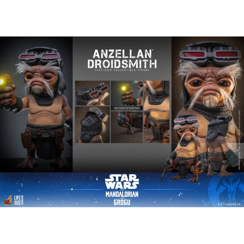 Hot toys Star Wars - Anzellan Droidsmith Life-Size Masterpiece Series - Star Wars: The Mandalorian & Grogu