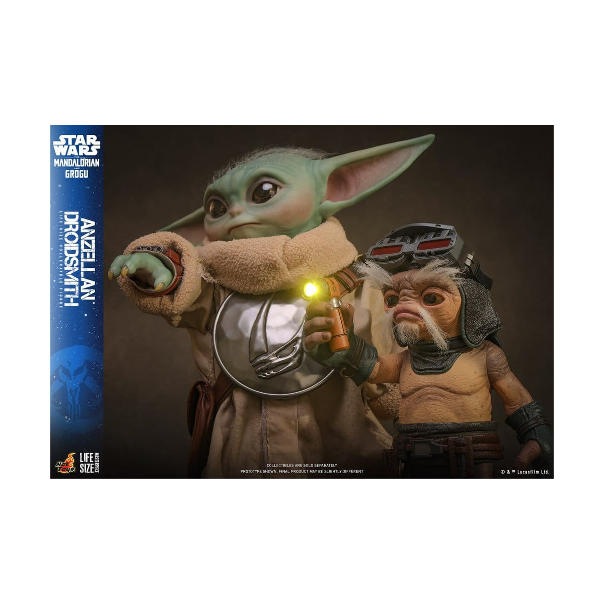 Hot toys Star Wars - Anzellan Droidsmith Life-Size Masterpiece Series - Star Wars: The Mandalorian & Grogu