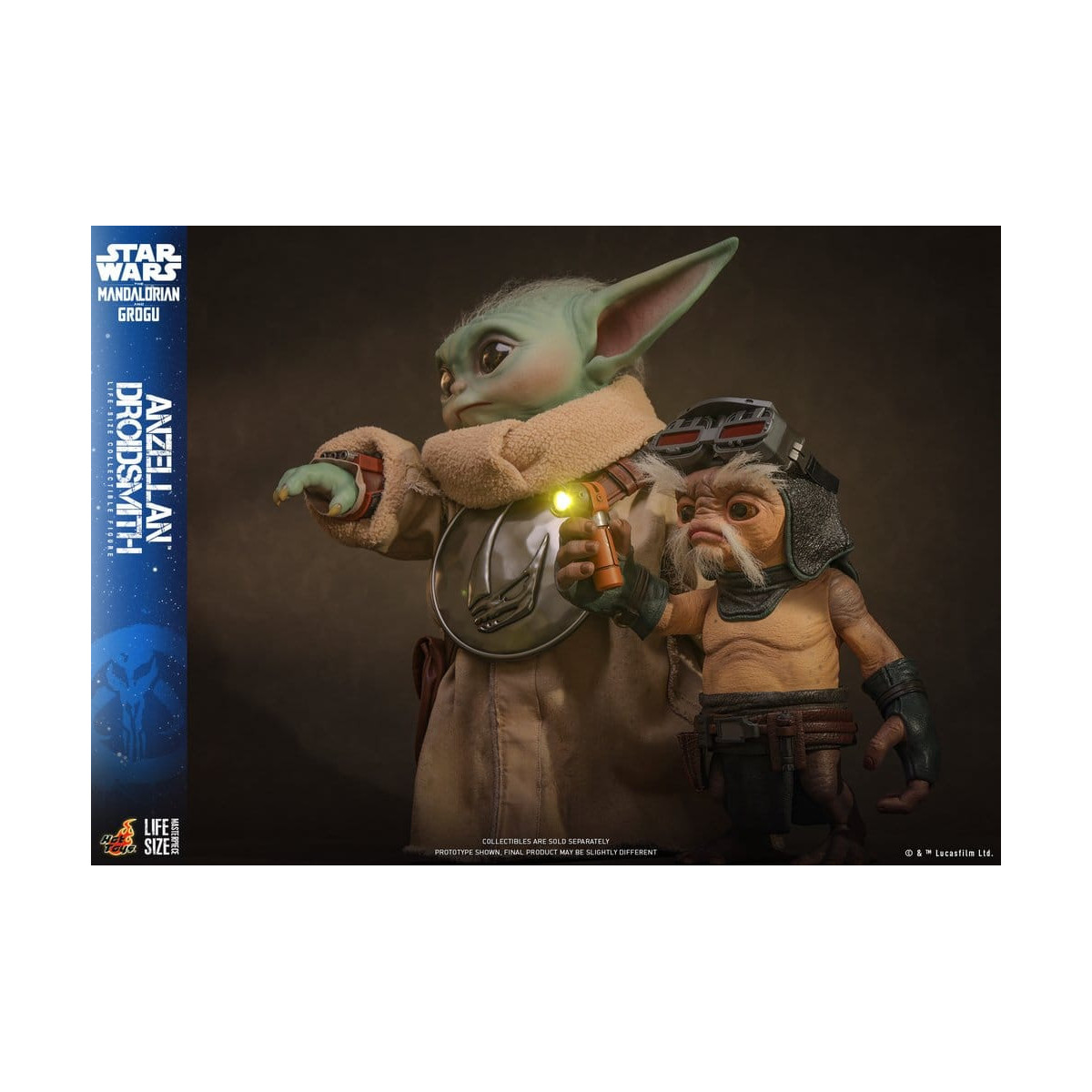 Hot toys Star Wars - Anzellan Droidsmith Life-Size Masterpiece Series - Star Wars: The Mandalorian & Grogu
