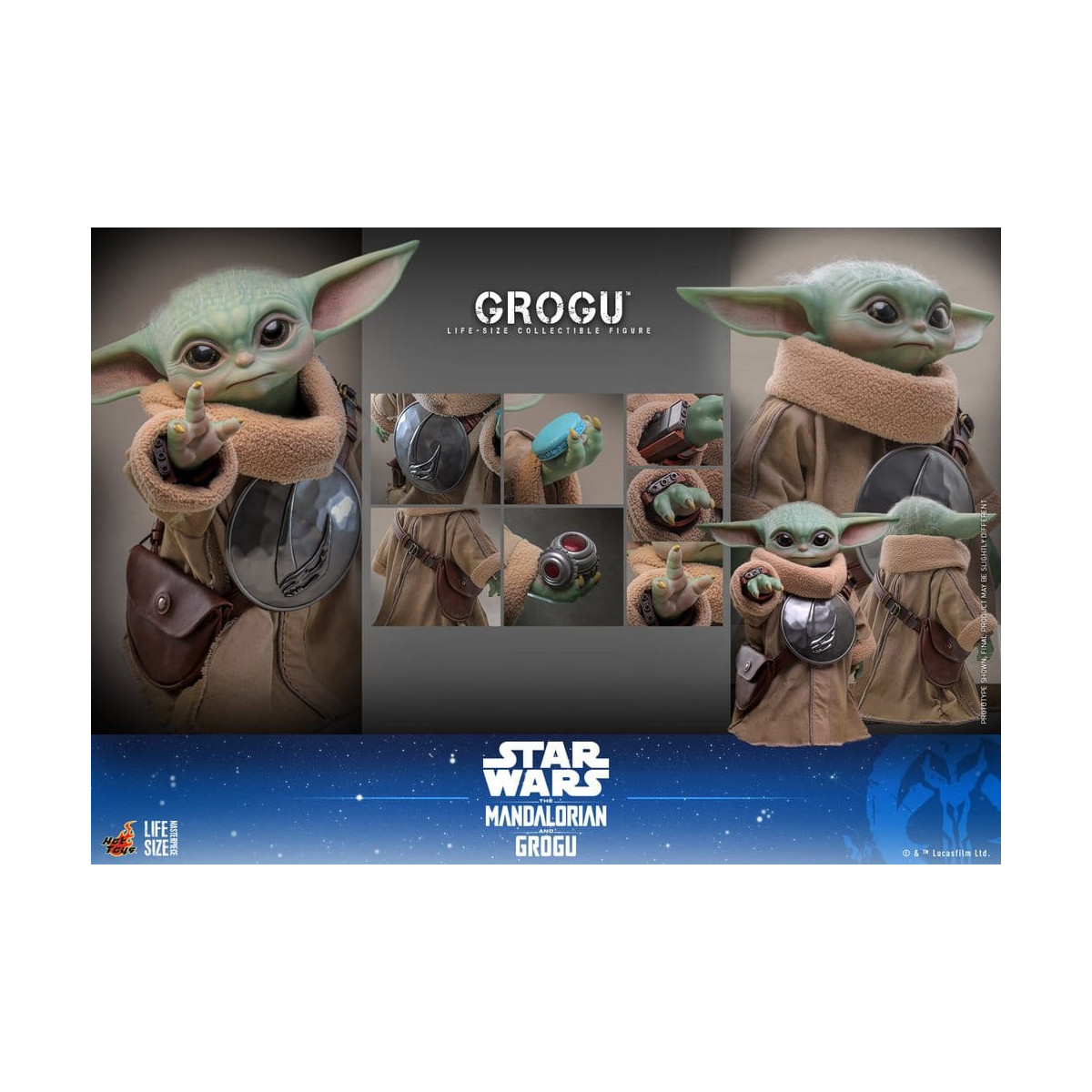Hot toys Star Wars - Grogu 1/1 - Star Wars: The Mandalorian & Grogu