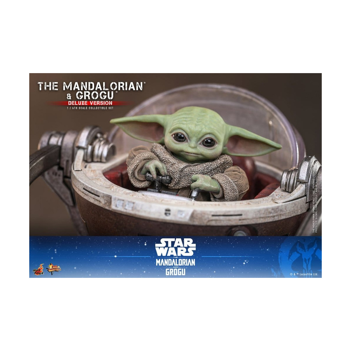 Hot Toys Star Wars - The Mandalorian and Grogu (Deluxe Version) MMS 1/6 - Star Wars: The Mandalorian & Grogu