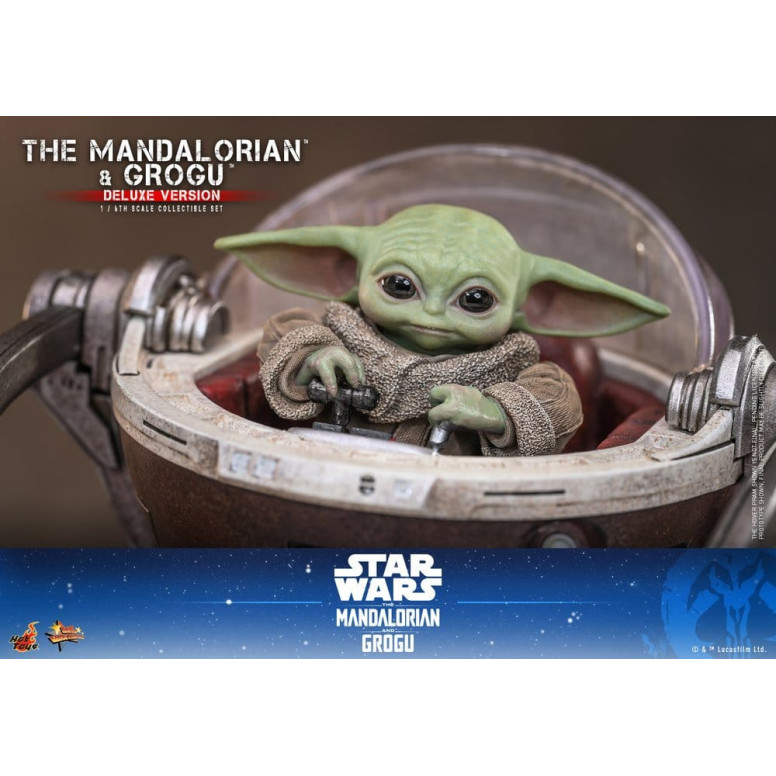 Hot Toys Star Wars - The Mandalorian and Grogu (Deluxe Version) MMS 1/6 - Star Wars: The Mandalorian & Grogu
