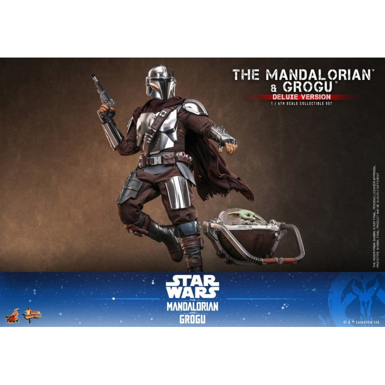 Hot Toys Star Wars - The Mandalorian and Grogu (Deluxe Version) MMS 1/6 - Star Wars: The Mandalorian & Grogu