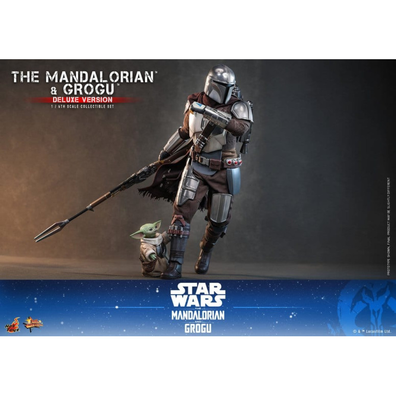 Hot Toys Star Wars - The Mandalorian and Grogu (Deluxe Version) MMS 1/6 - Star Wars: The Mandalorian & Grogu