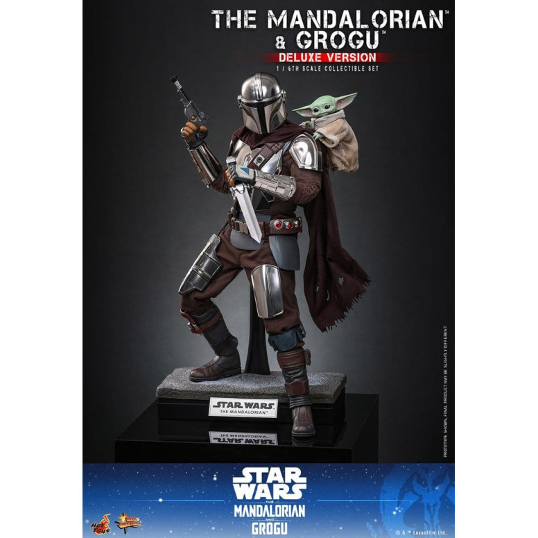 Hot Toys Star Wars - The Mandalorian and Grogu (Deluxe Version) MMS 1/6 - Star Wars: The Mandalorian & Grogu