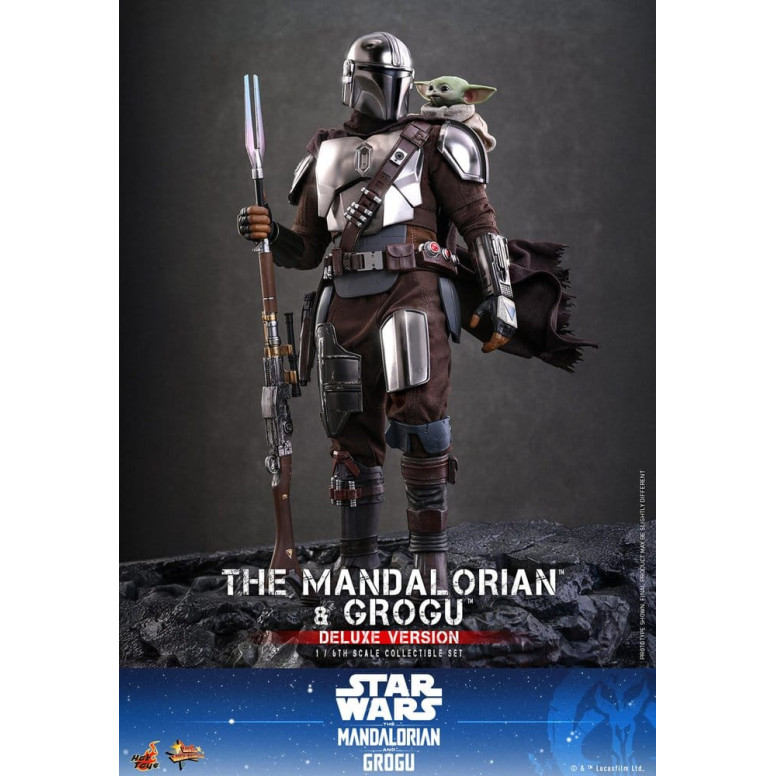 Hot Toys Star Wars - The Mandalorian and Grogu (Deluxe Version) MMS 1/6 - Star Wars: The Mandalorian & Grogu