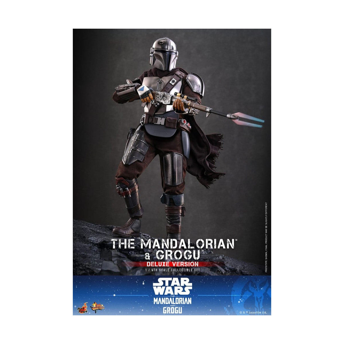 Hot Toys Star Wars - The Mandalorian and Grogu (Deluxe Version) MMS 1/6 - Star Wars: The Mandalorian & Grogu