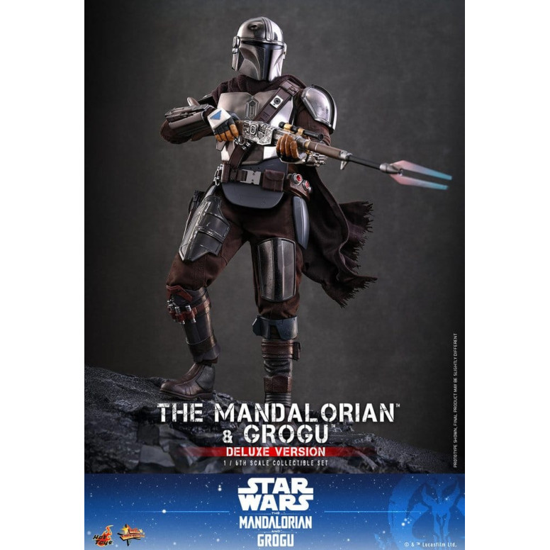 Hot Toys Star Wars - The Mandalorian and Grogu (Deluxe Version) MMS 1/6 - Star Wars: The Mandalorian & Grogu