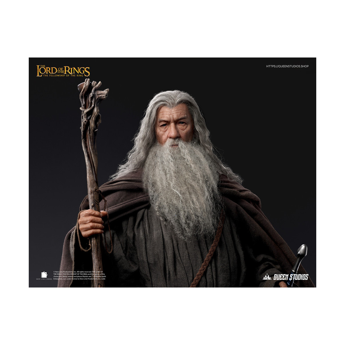 Queen Studios - Gandalf The Grey 1/3 Scale Statue - The Lord of the Rings: The Fellowship of the Ring