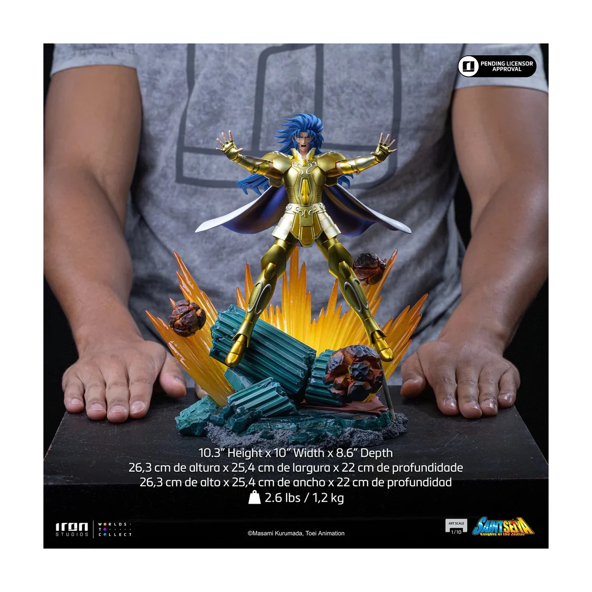 Iron Studios - Saint Seiya - Gemini Saga Art Scale 1/10 - Die Ritter des Zodiakus