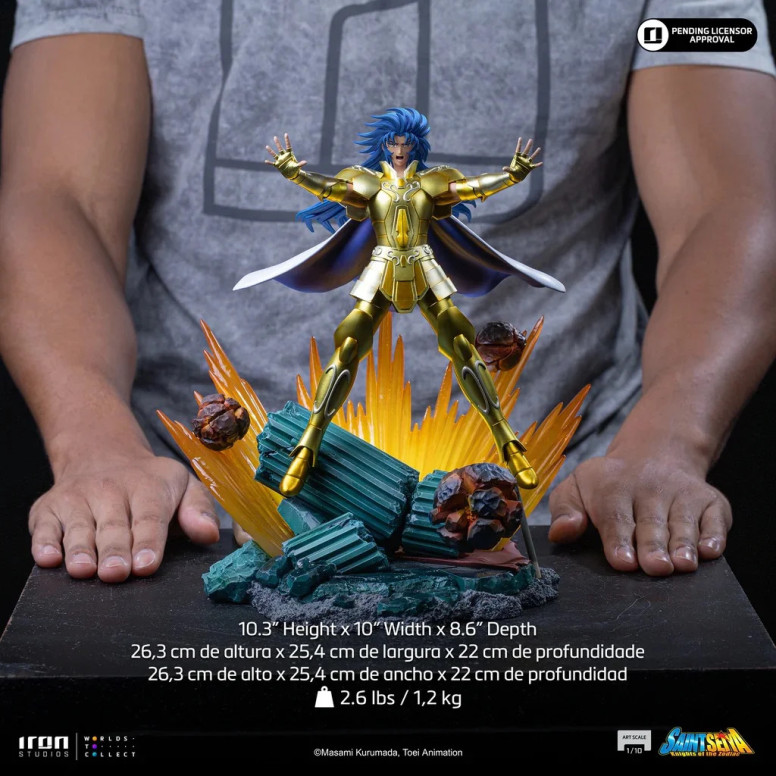 Iron Studios - Saint Seiya - Gemini Saga Art Scale 1/10 - Die Ritter des Zodiakus