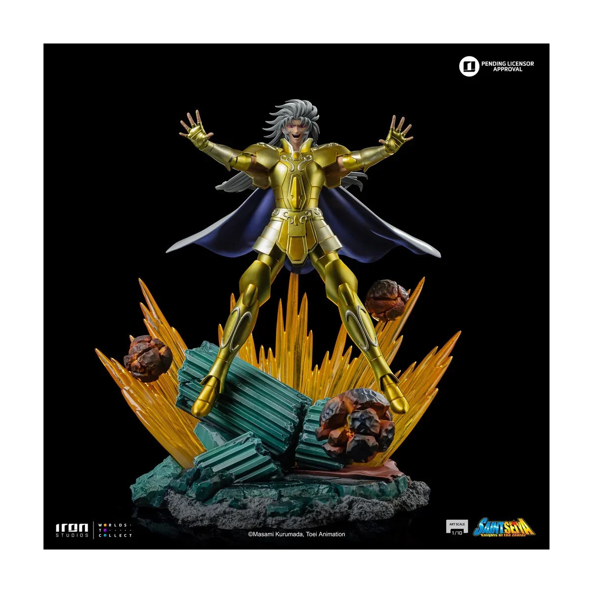 Iron Studios - Saint Seiya - Gemini Saga Art Scale 1/10 - Die Ritter des Zodiakus