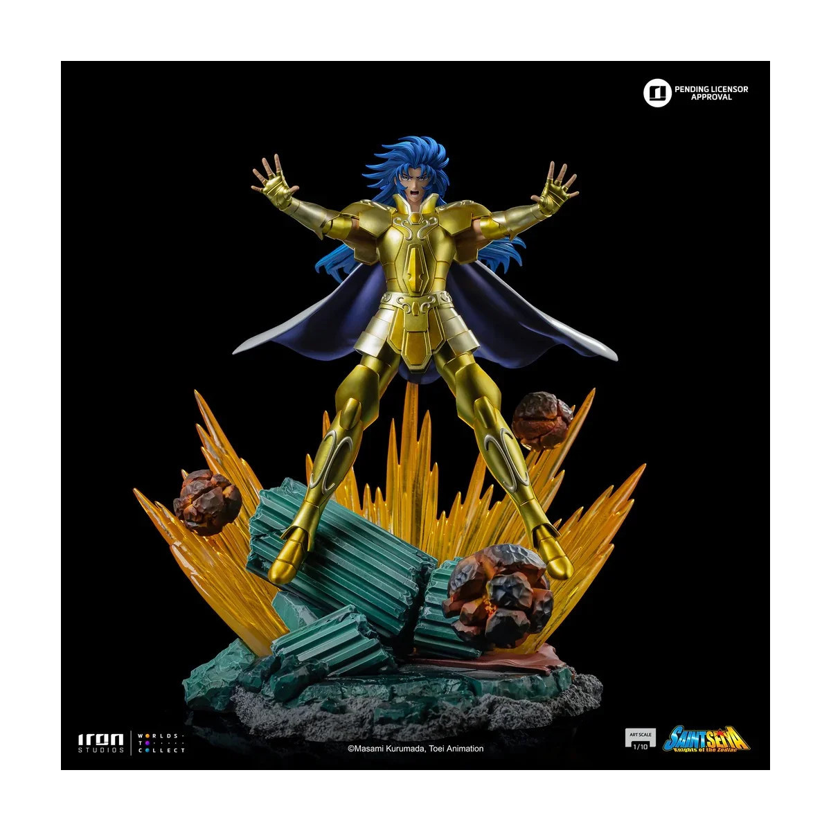 Iron Studios - Saint Seiya - Gemini Saga Art Scale 1/10 - Die Ritter des Zodiakus
