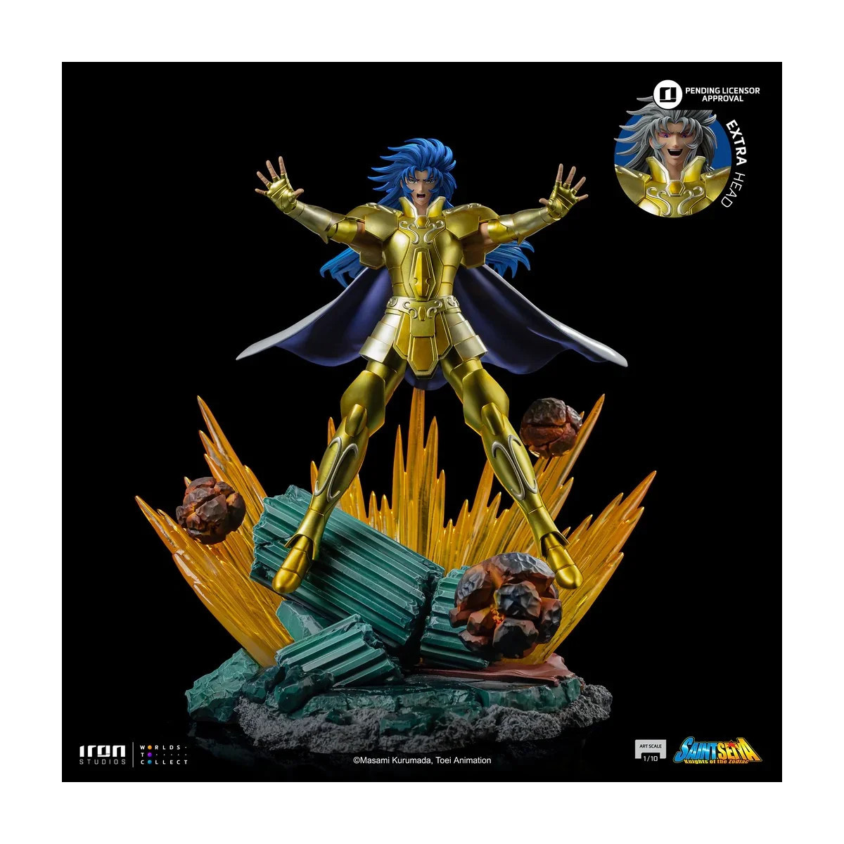Iron Studios - Saint Seiya - Gemini Saga Art Scale 1/10 - Die Ritter des Zodiakus
