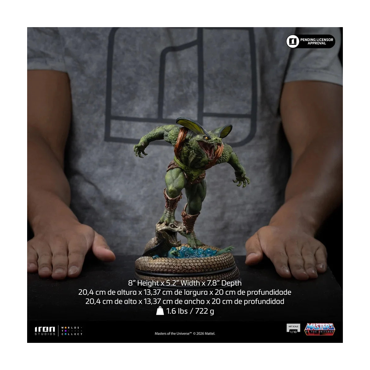 Iron Studios - Kobra Khan Art Scale 1/10 - Masters of the Universe - Die Meister des Universums