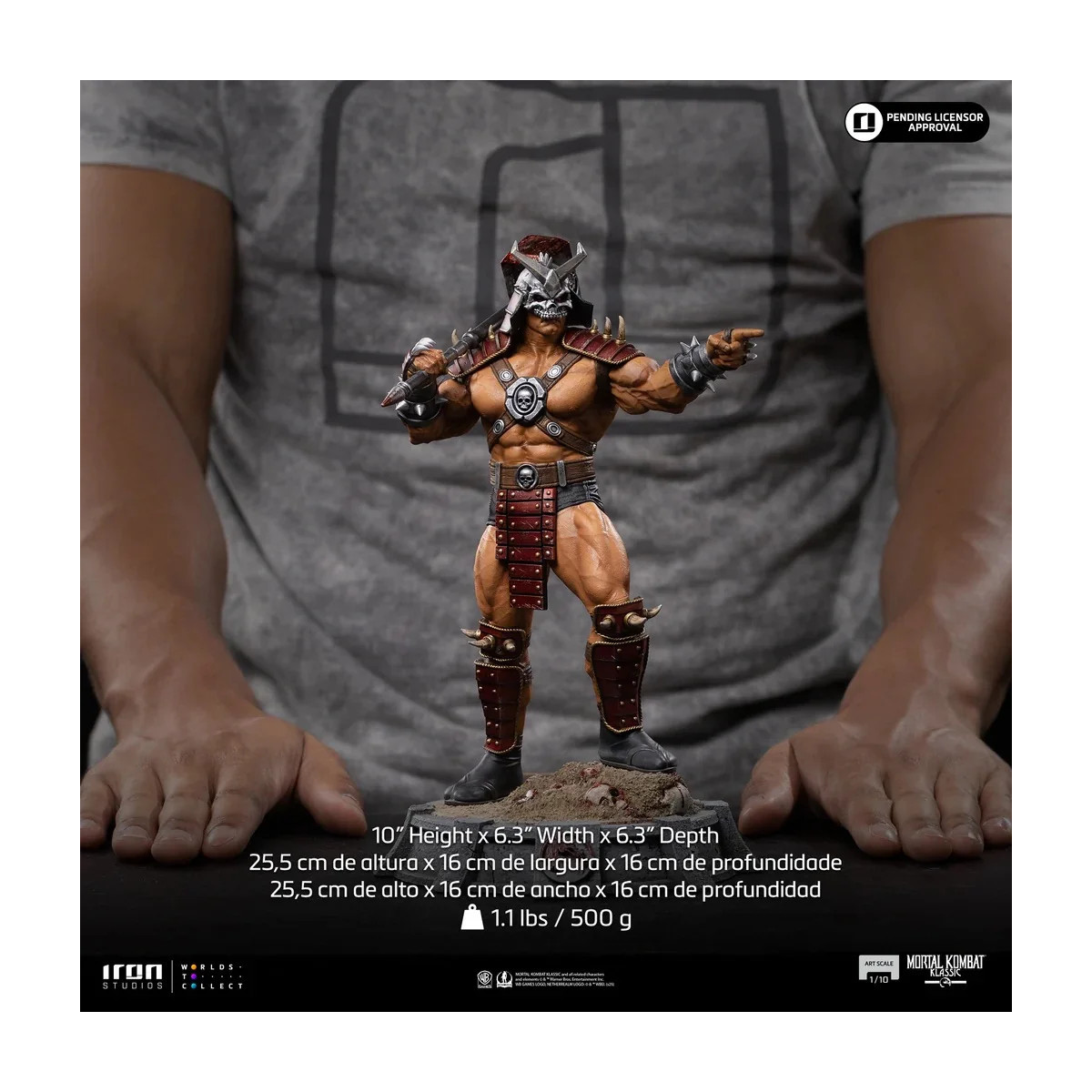 Iron Studios - Mortal Kombat - Shao Khan Art Scale 1/10