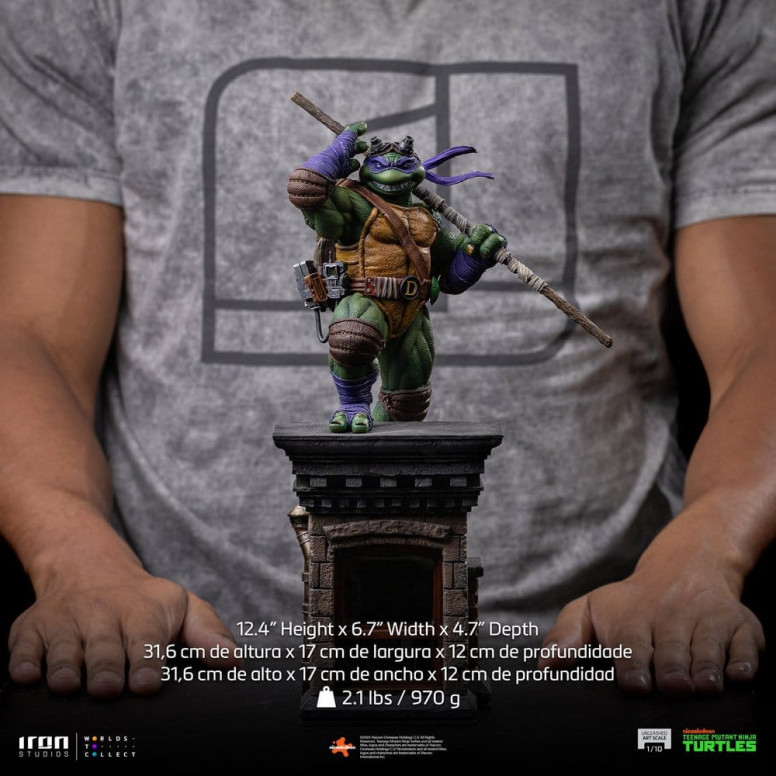Iron Studios - TMNT - Donatello Unleashed Art Scale 1/10 - Teenage Mutant Ninja Turtles