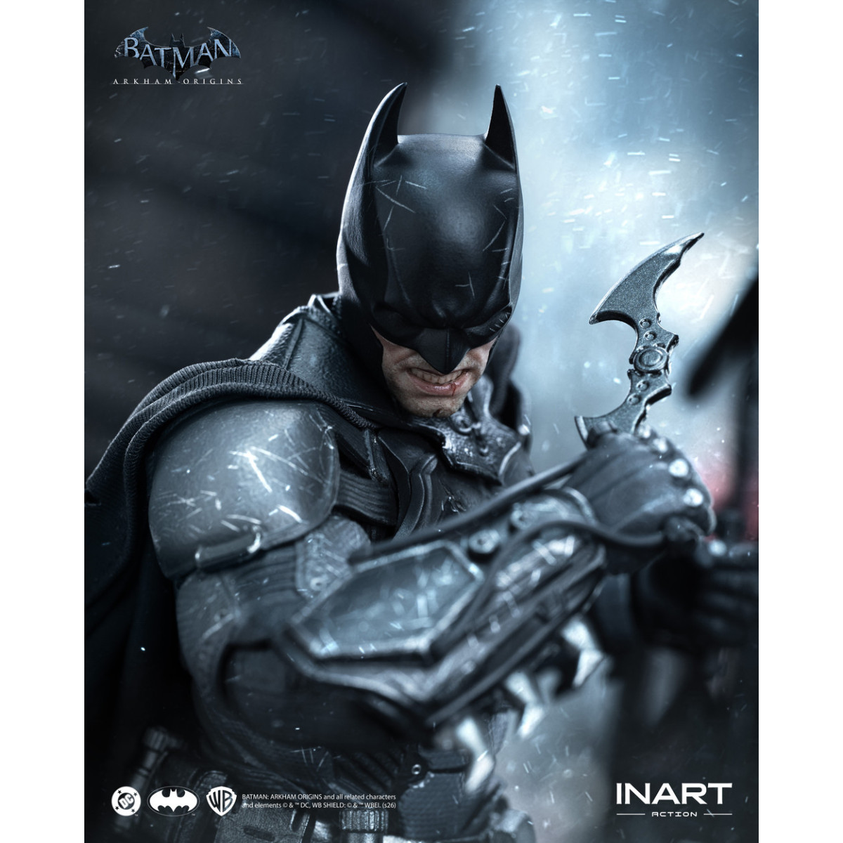 INART - Batman (Battle Damaged Version) - Batman: Arkham Origins 1/12 Scale Figure
