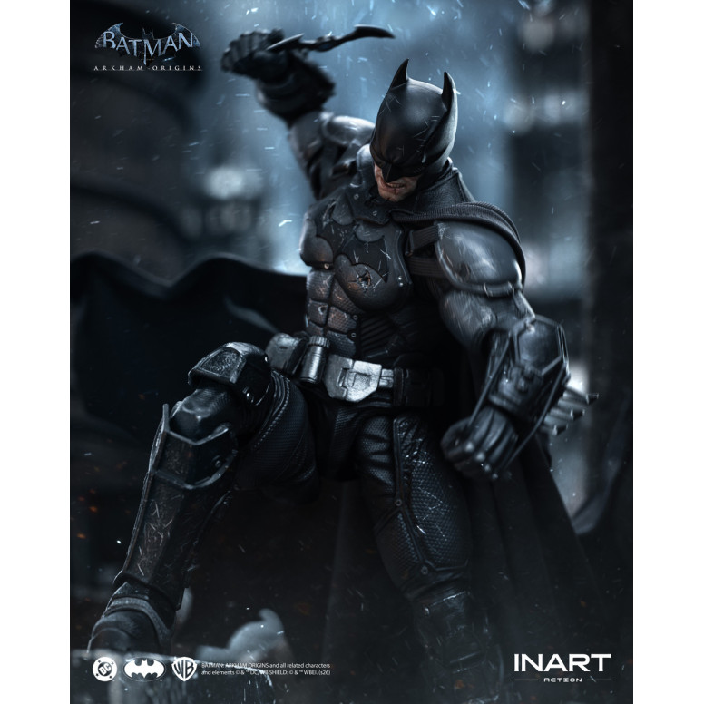 INART - Batman (Battle Damaged Version) - Batman: Arkham Origins 1/12 Scale Figure