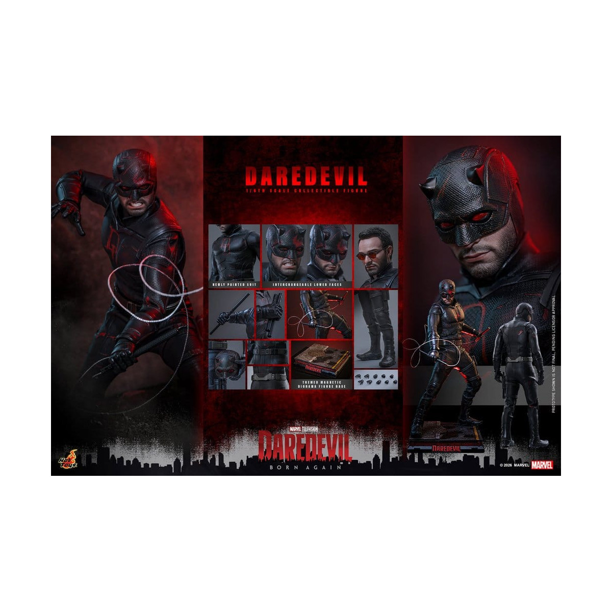 Hot Toys Marvel Daredevil: Born Again (season 2) - Daredevil MMS 1/6