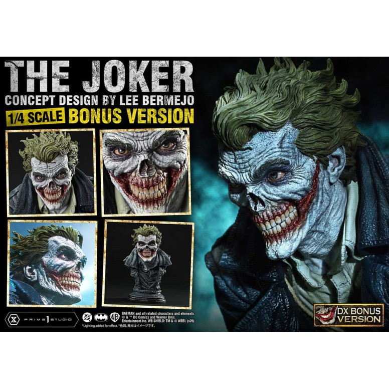 Prime 1 Studio - The Joker (Concept Design by Lee Bermejo) DX Bonus Version - Ultimate Premium Masterline Series 1/4