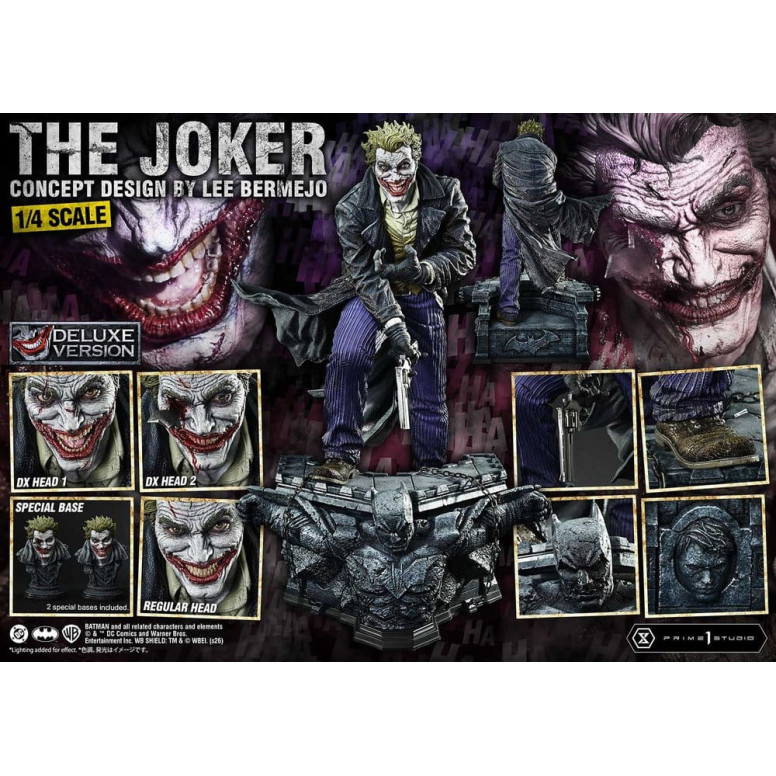 Prime 1 Studio - The Joker (Concept Design by Lee Bermejo) DX Bonus Version - Ultimate Premium Masterline Series 1/4