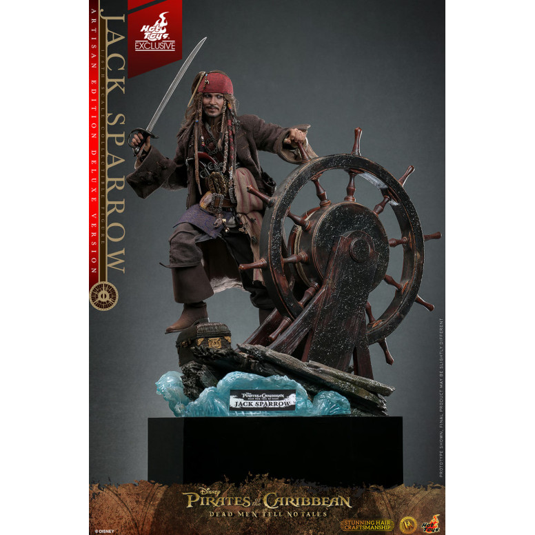 Hot Toys Pirates of the Caribbean - Jack Sparrow Artisan Edition Deluxe Version - Dead Men Tell No Tales