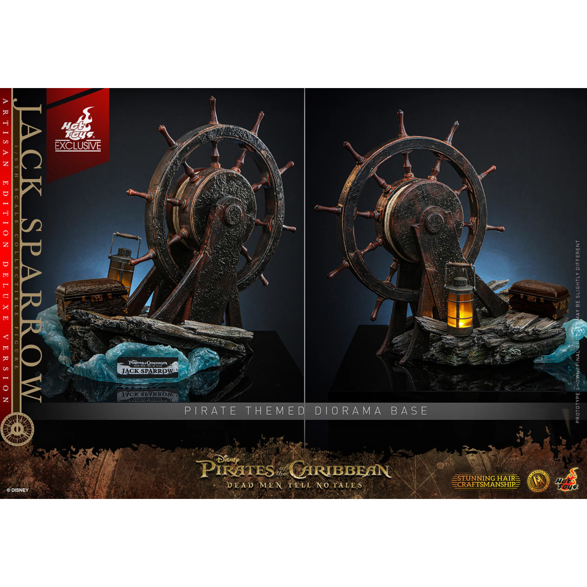 Hot Toys Pirates of the Caribbean - Jack Sparrow Artisan Edition Deluxe Version - Dead Men Tell No Tales