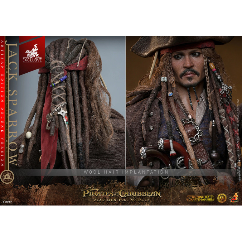 Hot Toys Pirates of the Caribbean - Jack Sparrow Artisan Edition Deluxe Version - Dead Men Tell No Tales