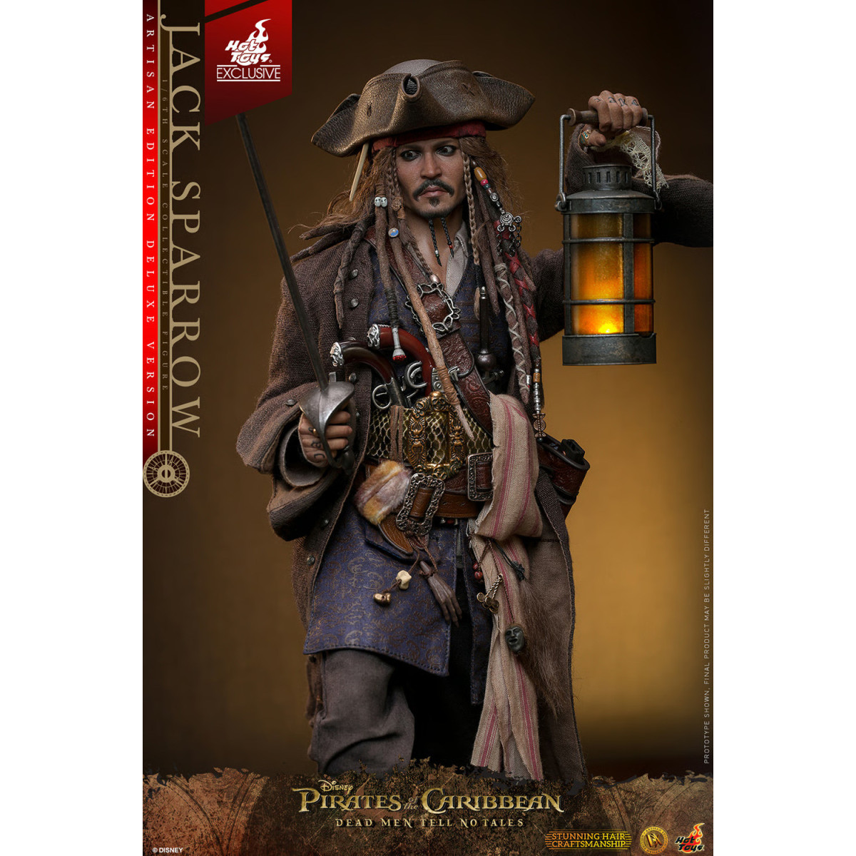 Hot Toys Pirates of the Caribbean - Jack Sparrow Artisan Edition Deluxe Version - Dead Men Tell No Tales