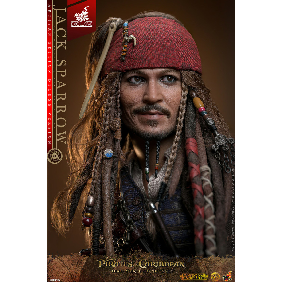 Hot Toys Pirates of the Caribbean - Jack Sparrow Artisan Edition Deluxe Version - Dead Men Tell No Tales