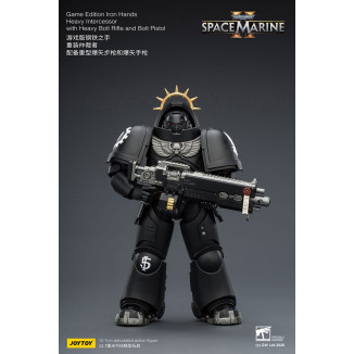 JoyToy - Space Marines II - Iron Hands - Heavy Intercessor with Heavy Bolt Rifle and Bolt Pistol 1/18