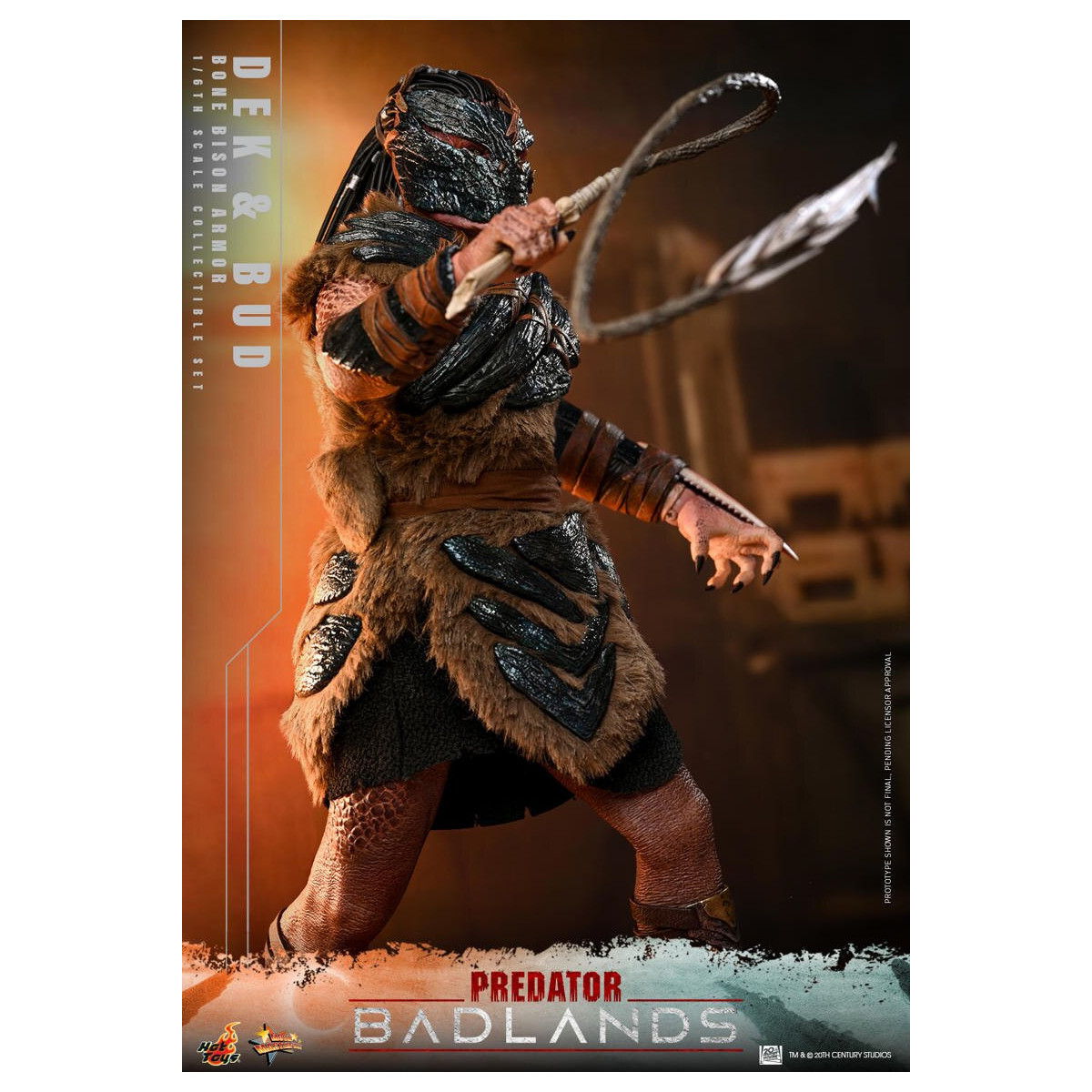 Hot Toys - Predator: Badlands - Dek (Bone Bison Armor) and Bud MMS 1/6