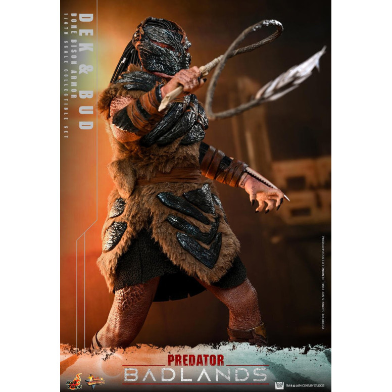 Hot Toys - Predator: Badlands - Dek (Bone Bison Armor) and Bud MMS 1/6
