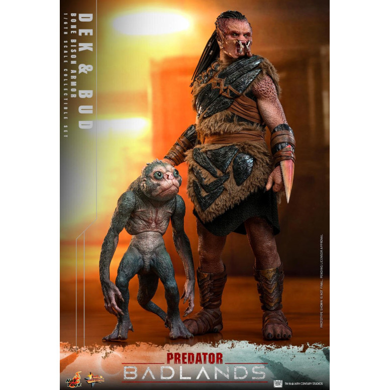 Hot Toys - Predator: Badlands - Dek (Bone Bison Armor) and Bud MMS 1/6