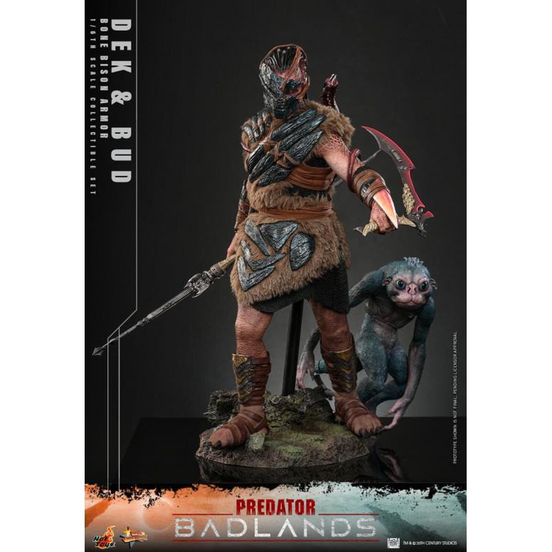 Hot Toys - Predator: Badlands - Dek (Bone Bison Armor) and Bud MMS 1/6