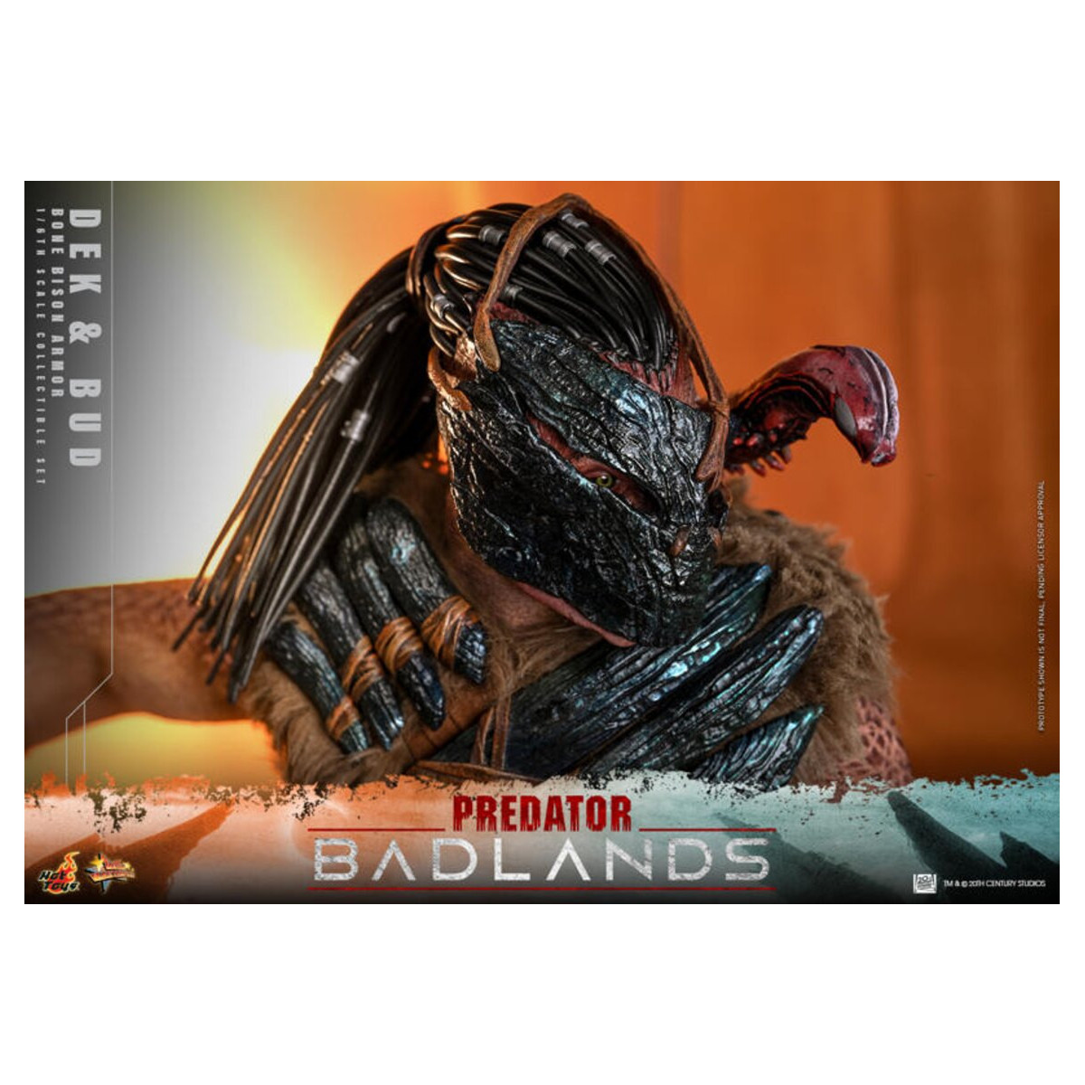 Hot Toys - Predator: Badlands - Dek (Bone Bison Armor) and Bud MMS 1/6