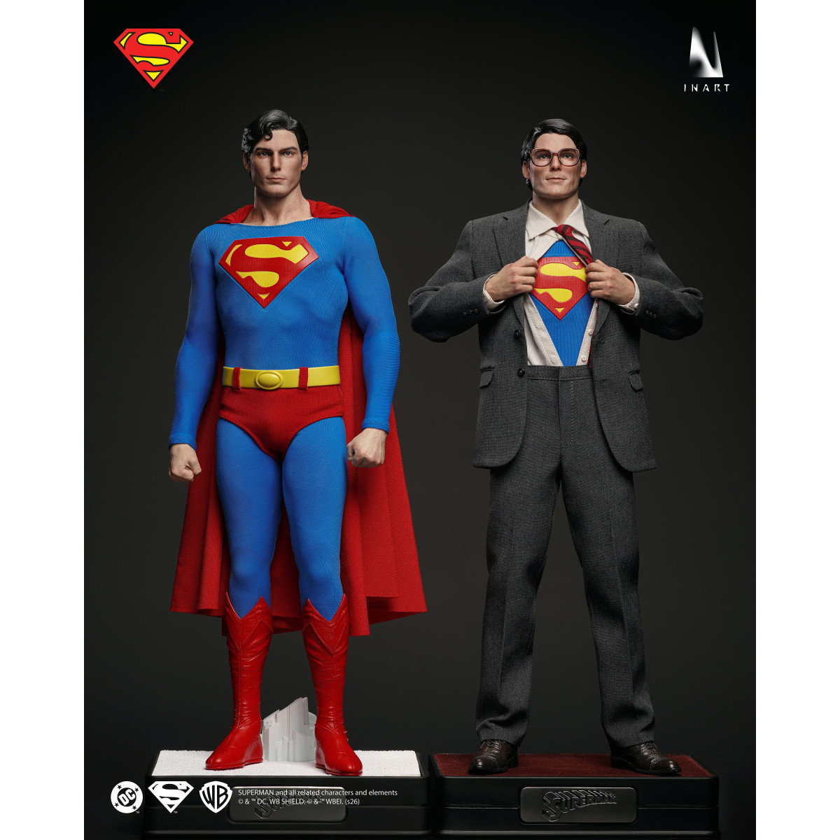 INART - Superman & Clark Kent 1978 1/6 Scale Collectible Figure