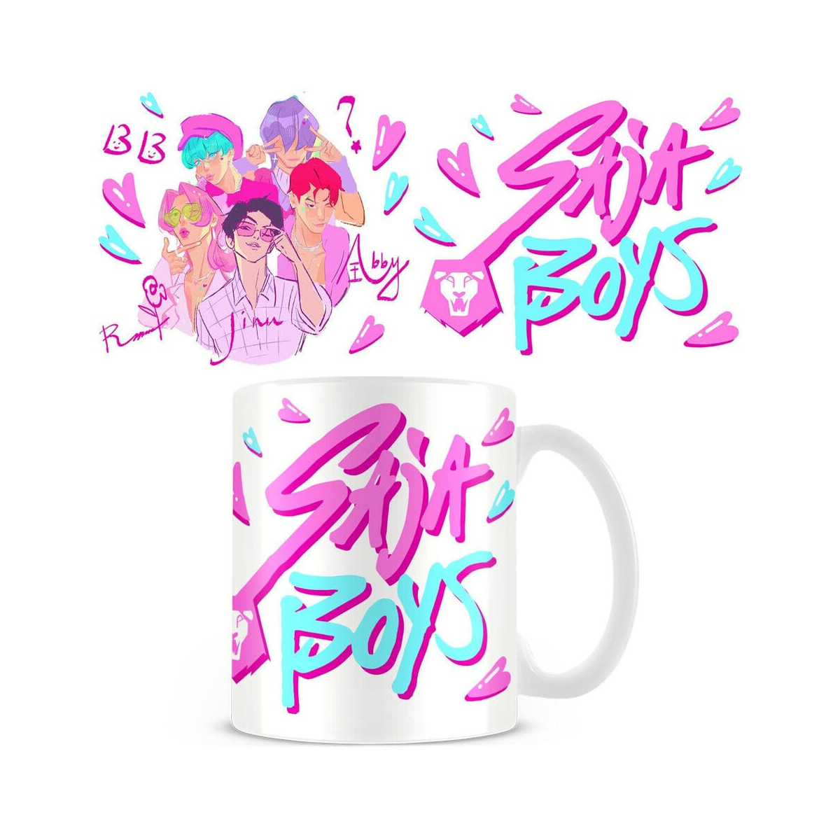 Pyramid - KPop Demon Hunters - Derpy & Sussie Becher 320ml