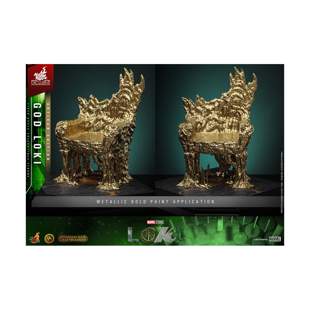 Hot toys - God Loki Artisan Edition 1/6 - Hot Toys Exclusive