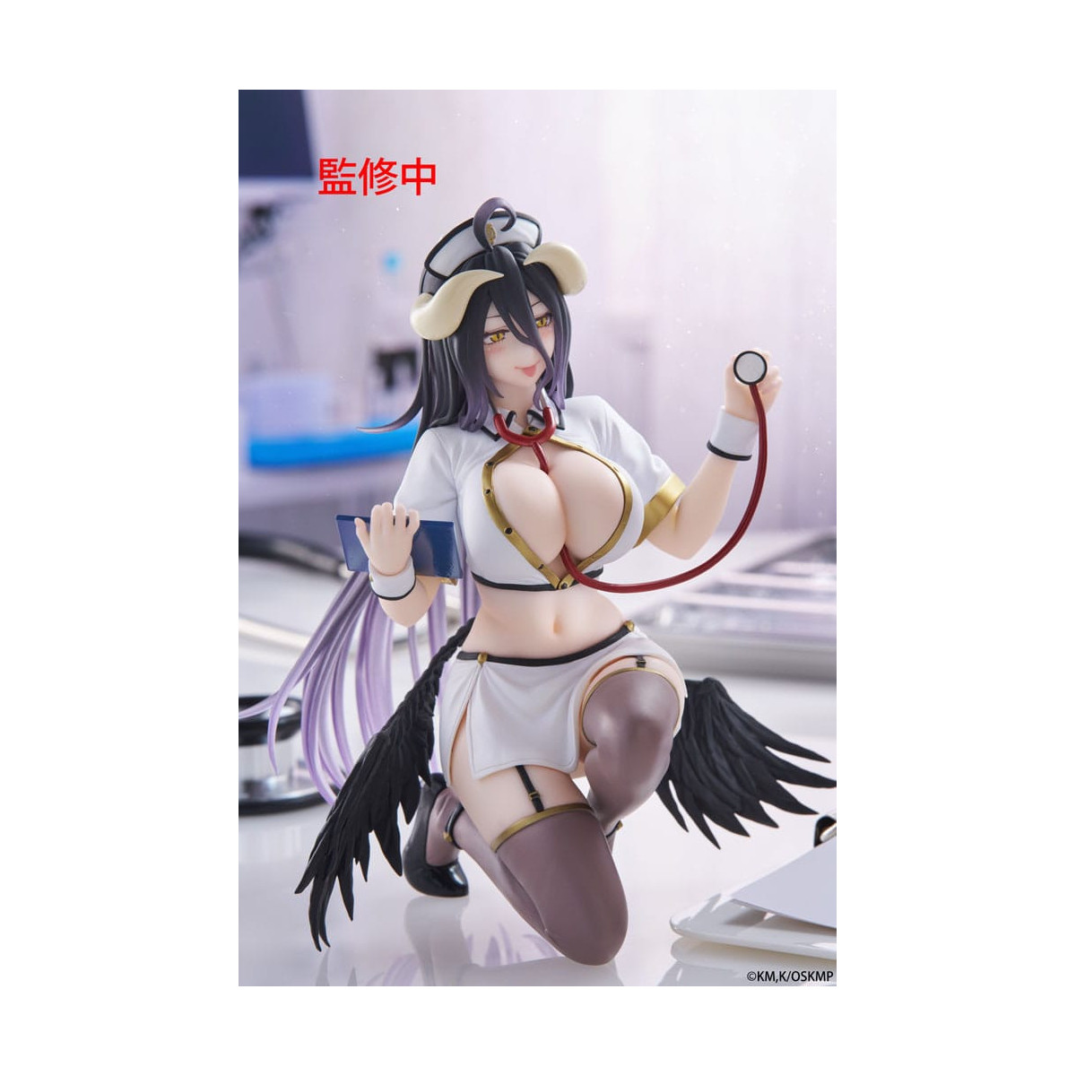 Taito - Desktop Cute Figure Albedo Nurse Version Renewal - Overlord