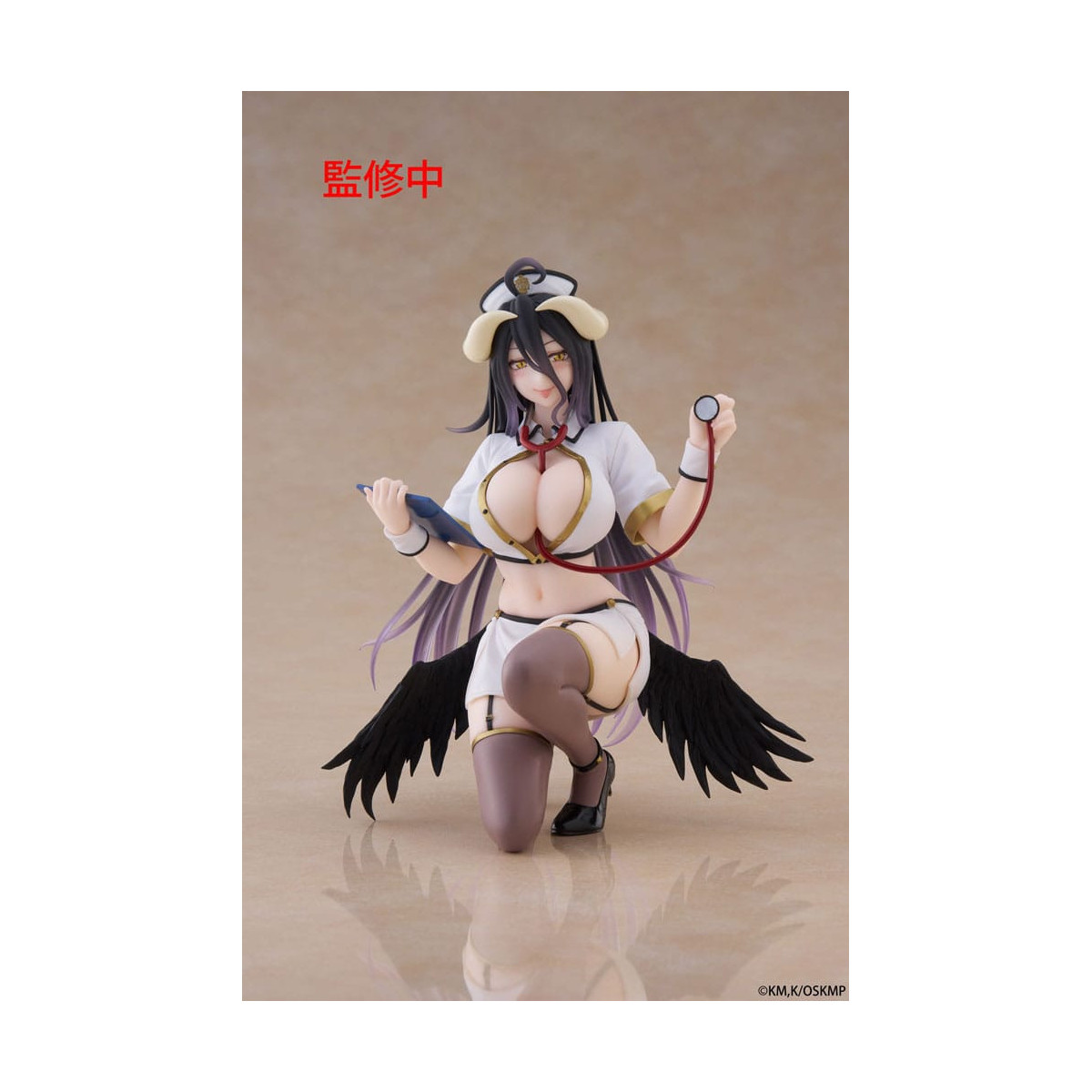 Taito - Desktop Cute Figure Albedo Nurse Version Renewal - Overlord