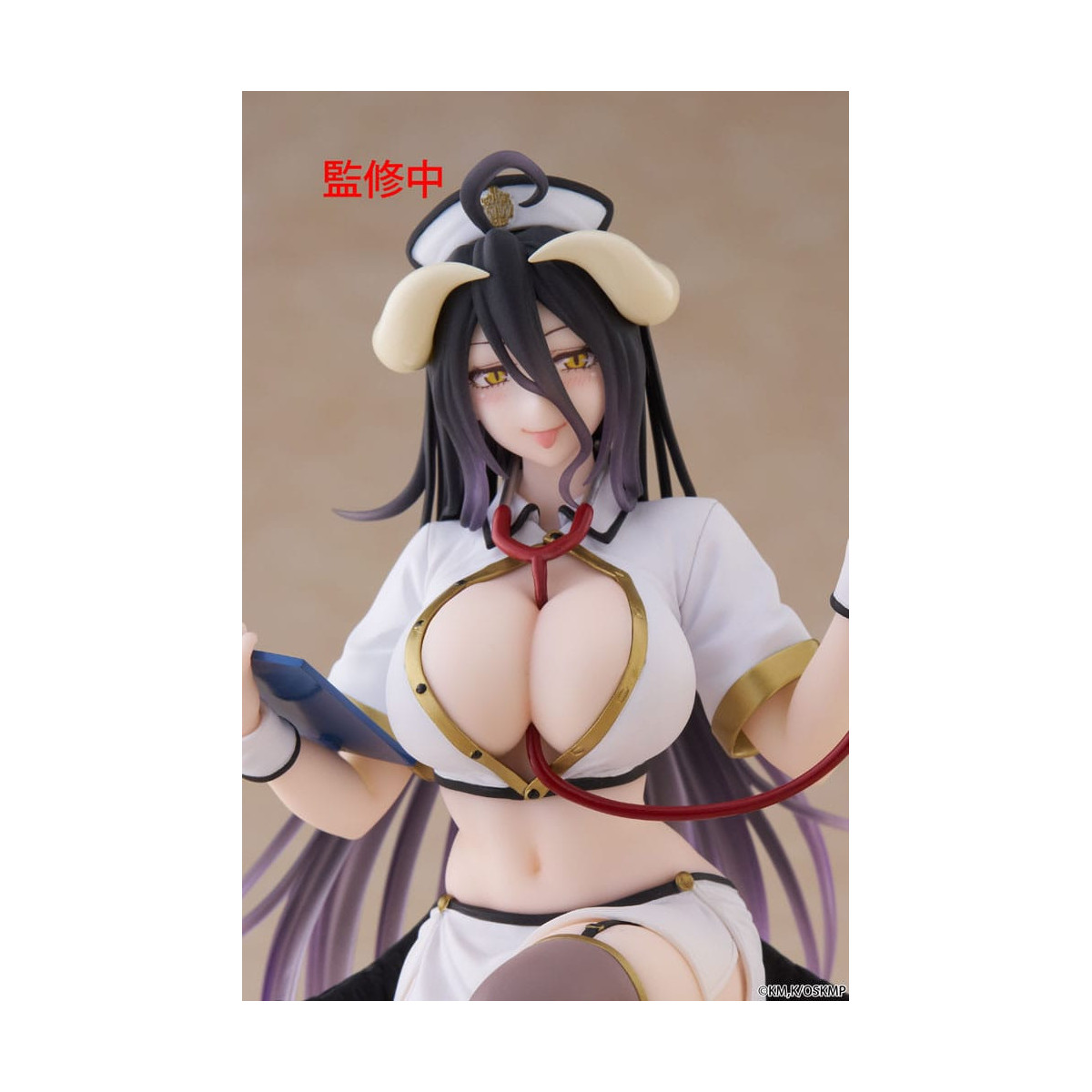 Taito - Desktop Cute Figure Albedo Nurse Version Renewal - Overlord