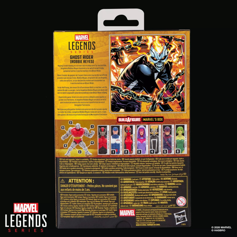 Marvel Legends - Ghost Rider (Robbie Reyes) - Box BAF