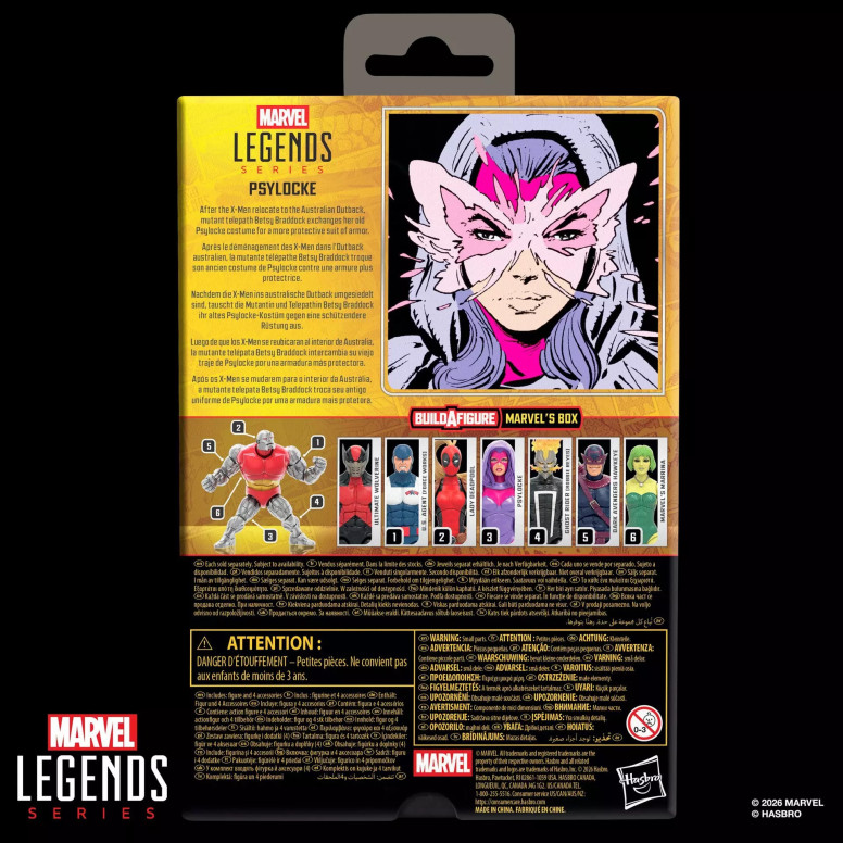 Marvel Legends - Psylocke (Outback Era) - Box BAF